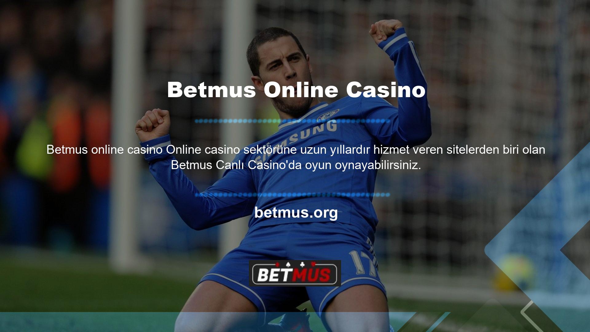 Kaliteli ve sağlam altyapısı sayesinde Betmus canlı casino oyunları daha aktif olarak oynanabilmektedir