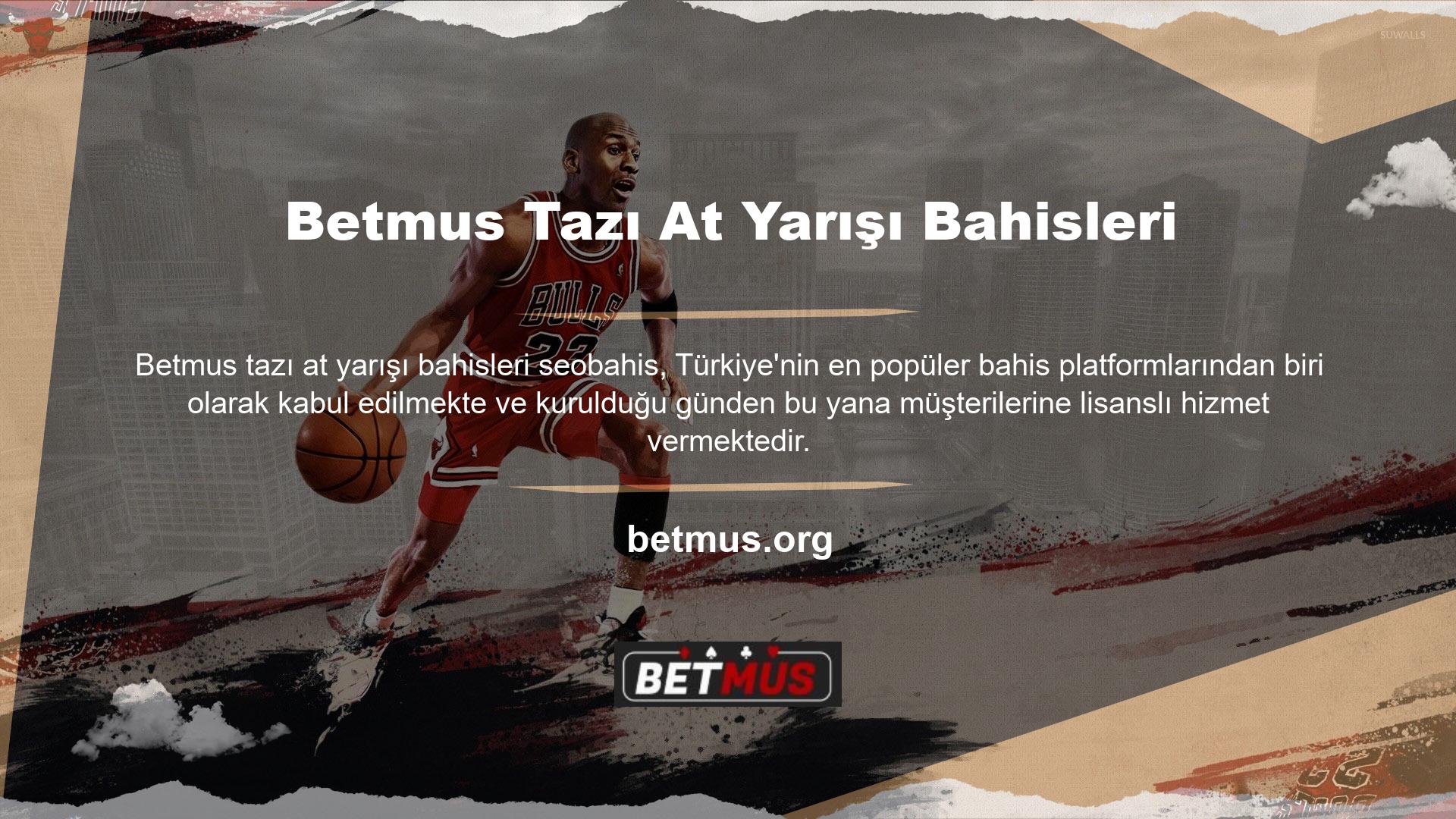Betmus, basketbol, ​​tenis ve Avrupa Kupası'na eğlenceli formatta sanal bahisler sunarak sanal bahis sektörüne hakimdir